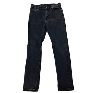 H&M Men’s Slim Fit Black Jeans Size 31 Waist Five Pocket Stretch